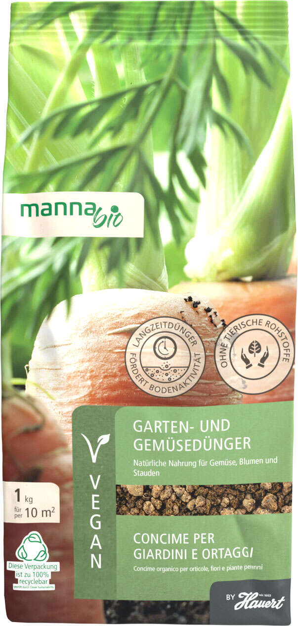 MANNA Bio Garten und Gemüsedünger vegan